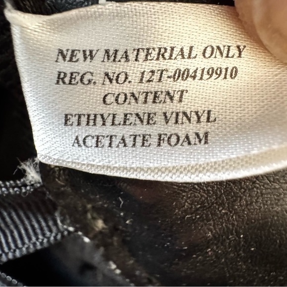 Disney Frozen Princess Anna Black Gold Costume Dress Up Boots Side Zip Girls2/3 - Picture 8 of 9